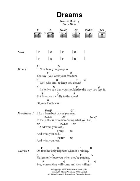 dreams lyrics